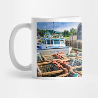 Lobster Traps Montague PEI Mug